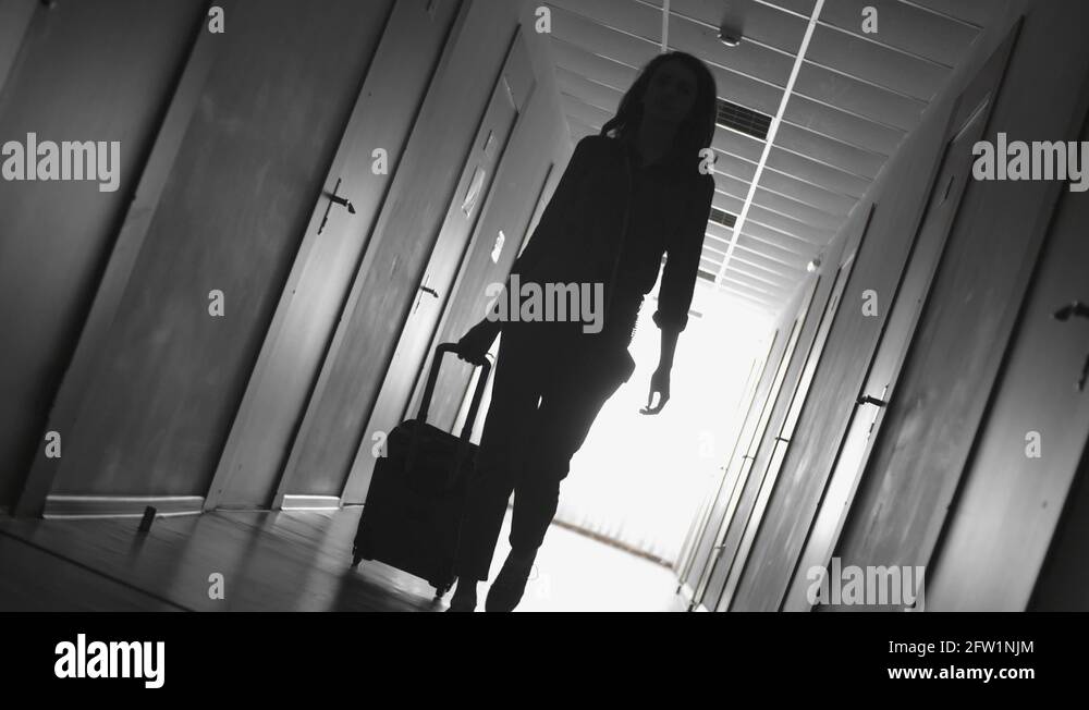 Woman suitcase leaving Stock Videos & Footage HD and 4K Video Clips