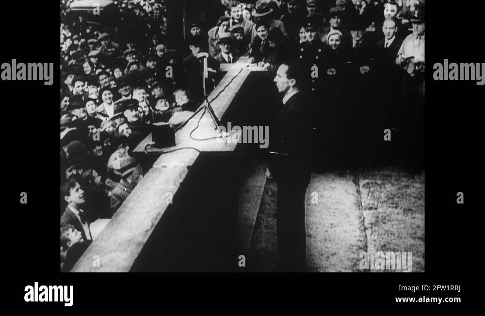 Goebbels Speech Stock Videos Footage Hd And 4k Video Clips Alamy