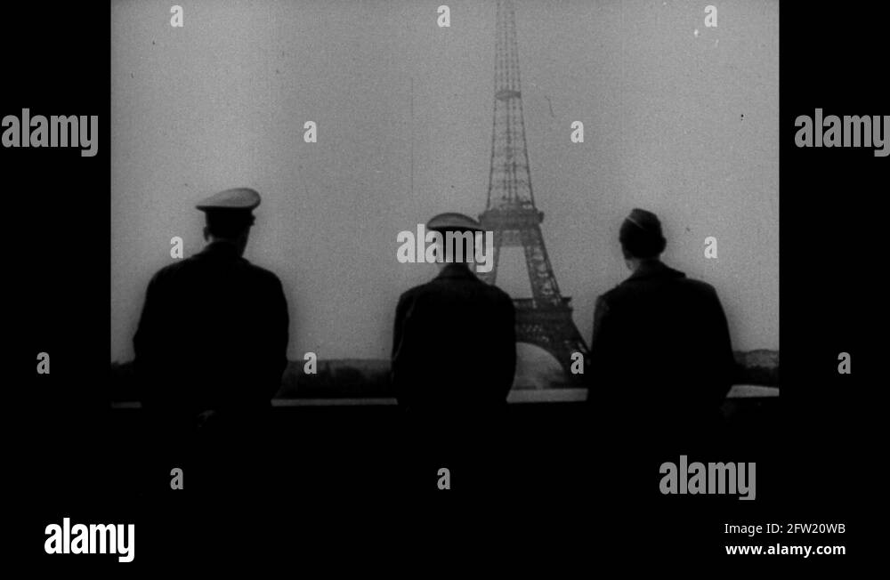 Wb Hitler 1940 WORLD WAR TWO FALL OF FRANCE: Hitler and Nazis march Stock Video ...