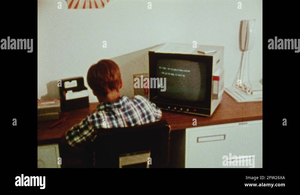 Retro computer student Stock Videos & Footage - HD and 4K Video Clips ...