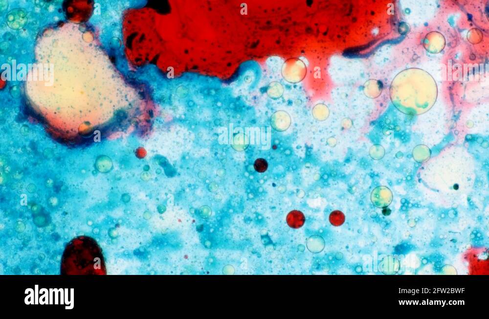 Microscopic Patterns of Colors and Paints Stock Video Footage Alamy