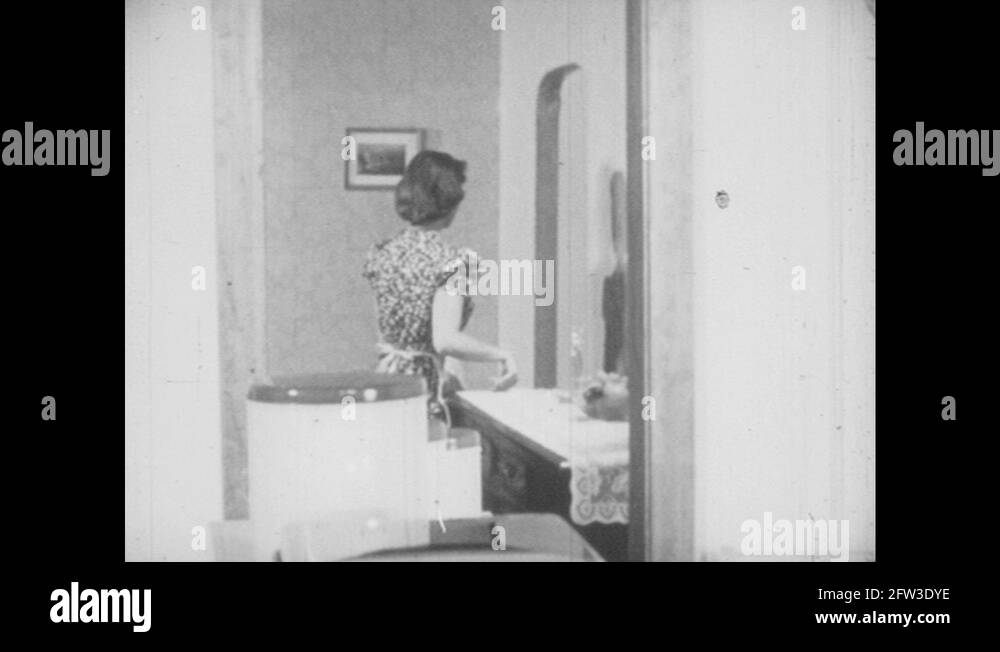 Back View Woman 1950s Stock Videos And Footage Hd And 4k Video Clips