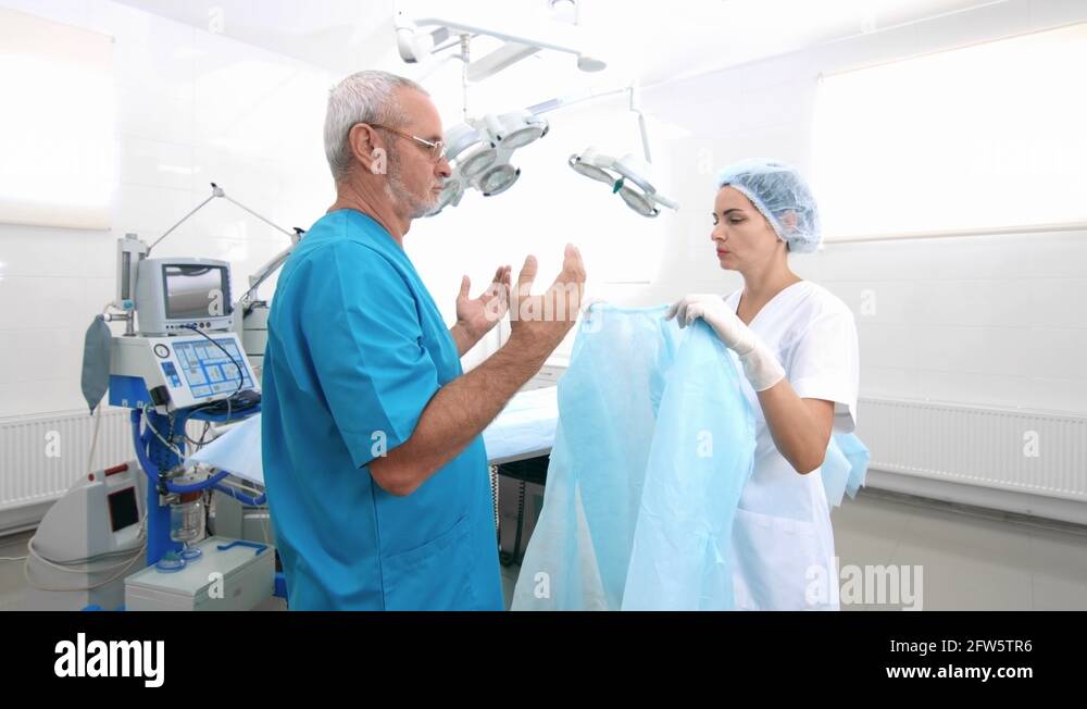 Operating room gown Stock Videos & Footage HD and 4K Video Clips Alamy