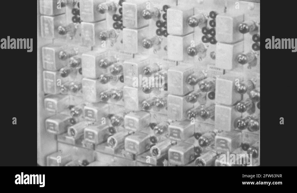 1950s computer black and white Stock Videos & Footage - HD and 4K Video ...
