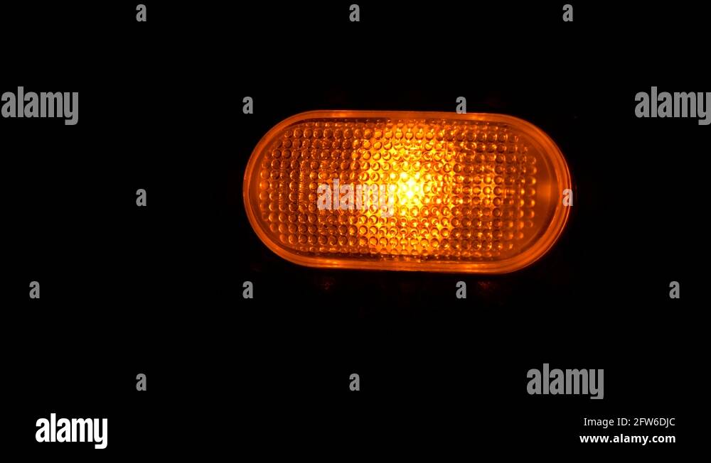 Warning light blinking Stock Video Footage Alamy