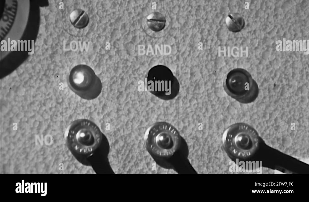 1970s Control Panel Blinking Flashing Lights Retro Vintage Old Film