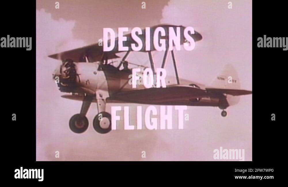 1960s Montage Of Various Stages Of Aircraft Design Planes In Flight 