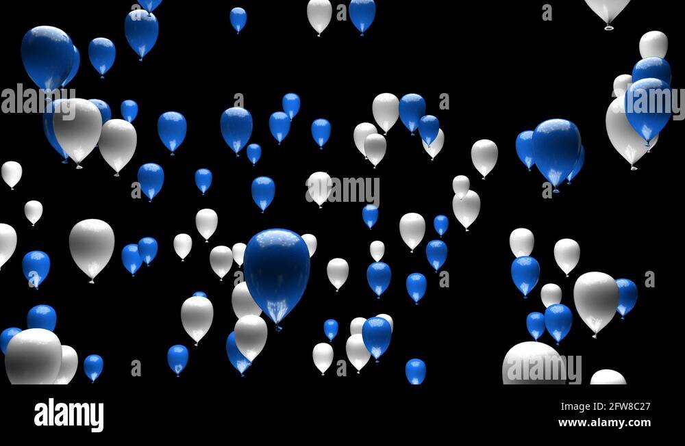 3d blue happy birthday balloons Stock Videos & Footage - HD and 4K ...