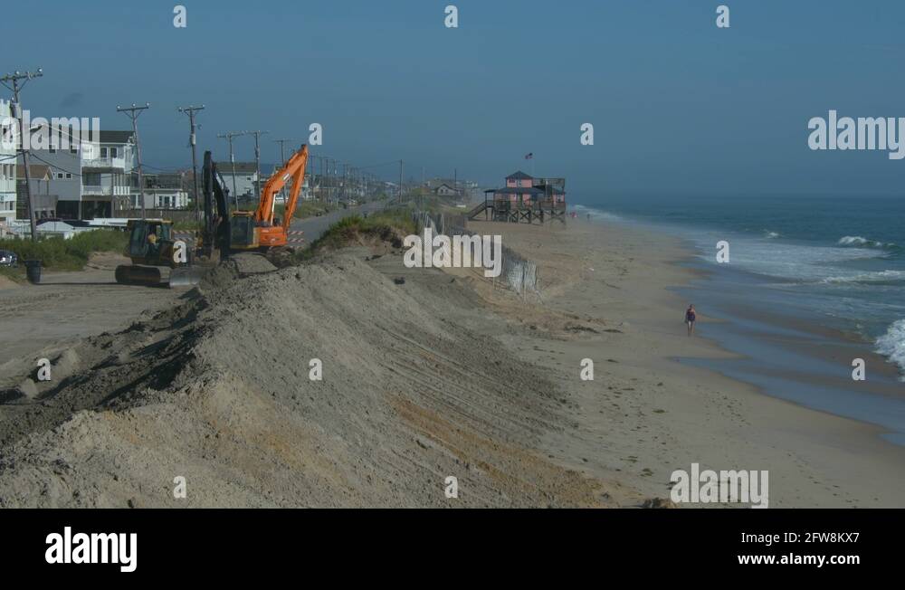 Away by sand dunes to the beach Stock Videos & Footage HD and 4K