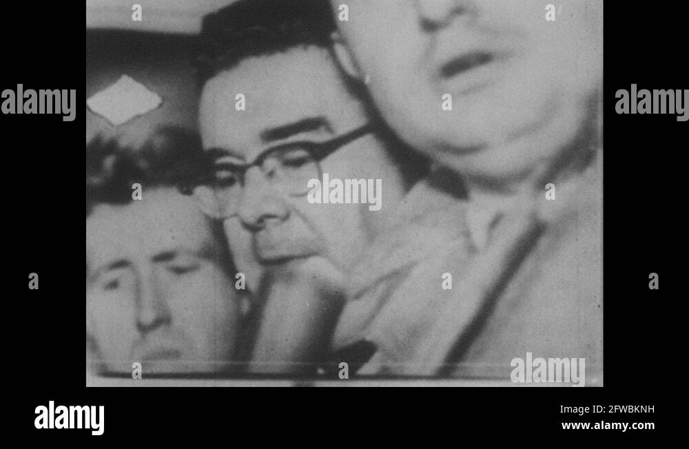 1950s: UNITED STATES: report interviews men after prison riot ...