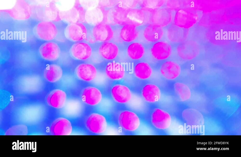 Rows of LED Light Diodes. Bokeh Background Stock Video Footage - Alamy