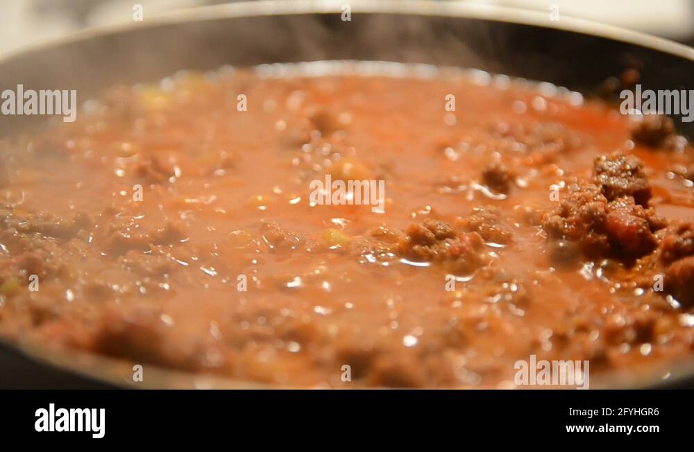 Chili con carne in pot Stock Videos & Footage HD and 4K Video Clips