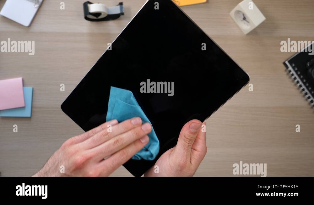 Cleaning tablet screen Stock Videos & Footage HD and 4K Video Clips Alamy