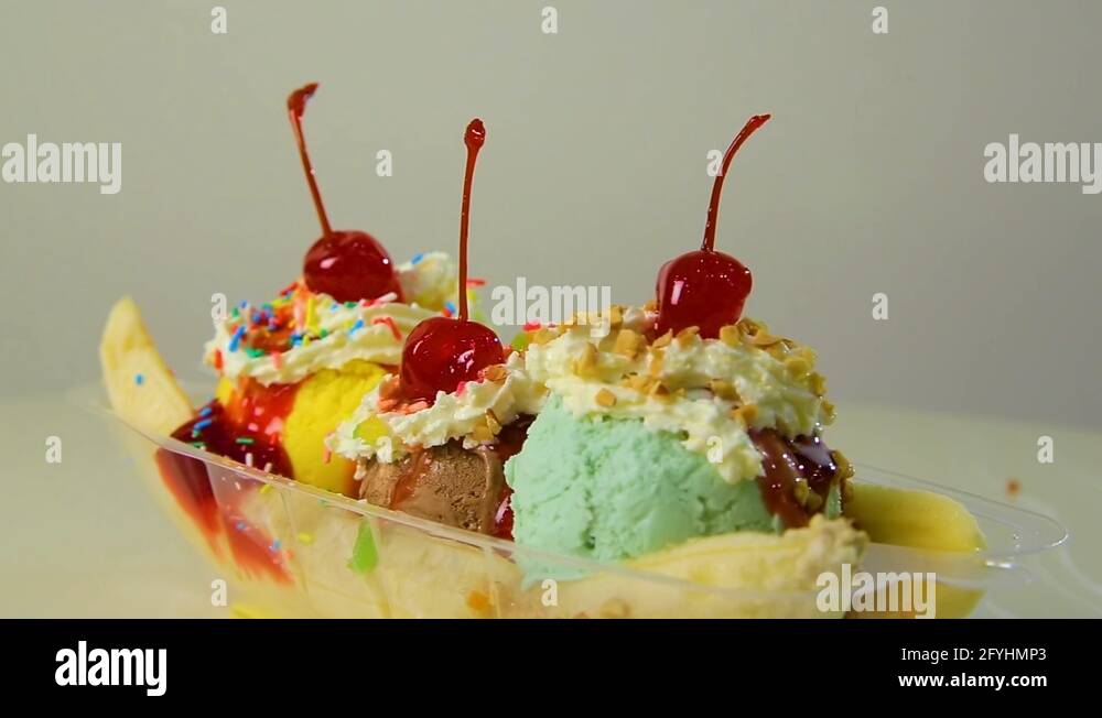 Banana ice cream boat Stock Videos & Footage HD and 4K Video Clips