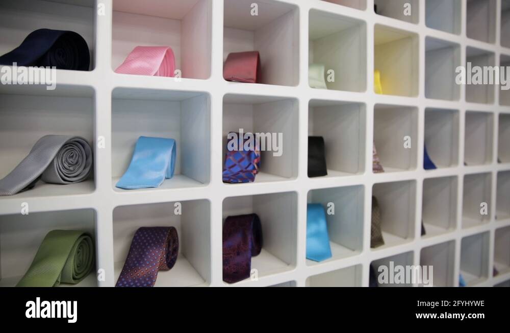 storing neckties