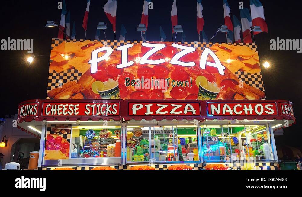 Pizza concession stand Stock Videos & Footage HD and 4K Video Clips