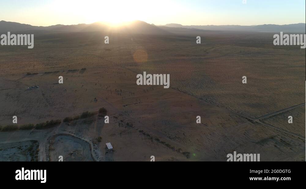 Abandoned waterpark near Barstow, California Stock Video Footage Alamy