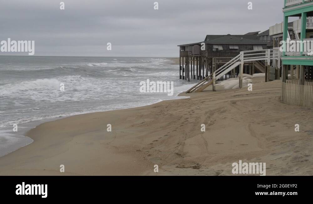 North carolina beach erosion Stock Videos & Footage HD and 4K Video