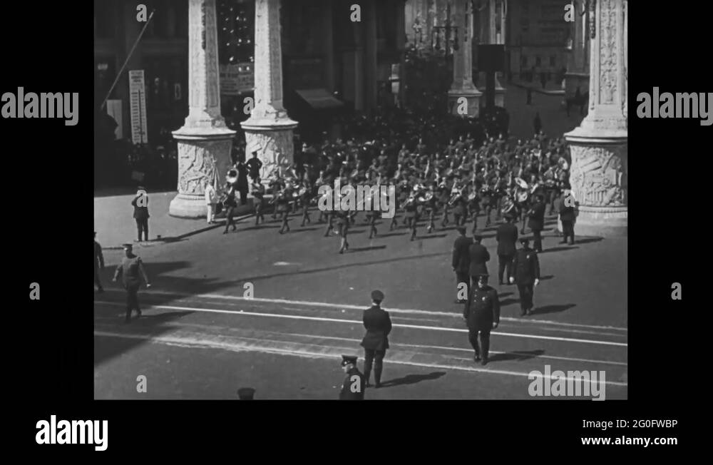 Marching through victory arch Stock Videos & Footage HD and 4K Video