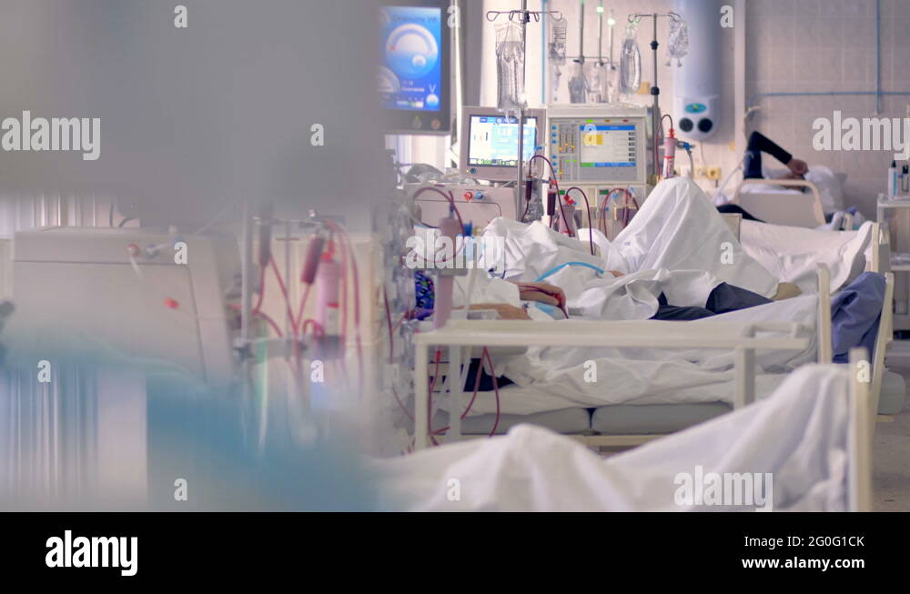 Hospital emergency room with modern medical equipment. 4K Stock Video ...