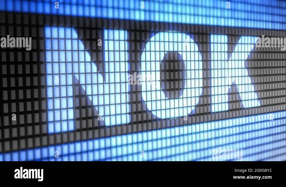 Norvegian krone sign on the Screen. 4K Resolution. Encoder Prores 4444 ...
