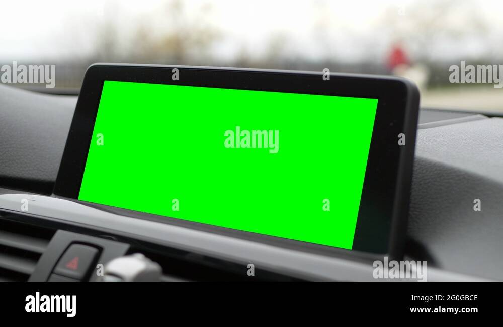 Car Navigation GPS Mobile Location System, Road Street Travel Screen Route Stock Video Footage