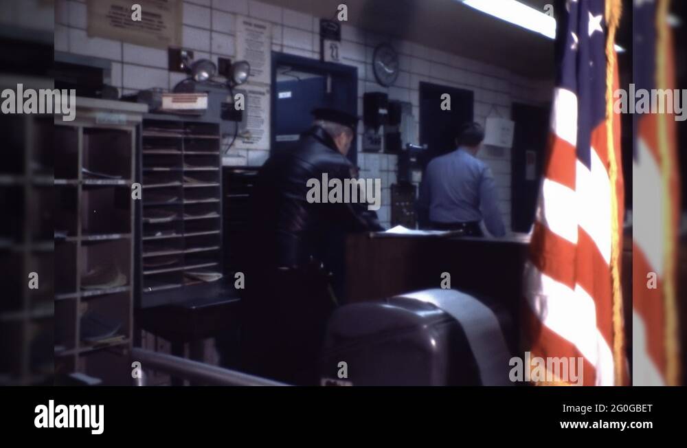 1970s Police Evidence at Station Crime Scene Investigation Vintage Film ...