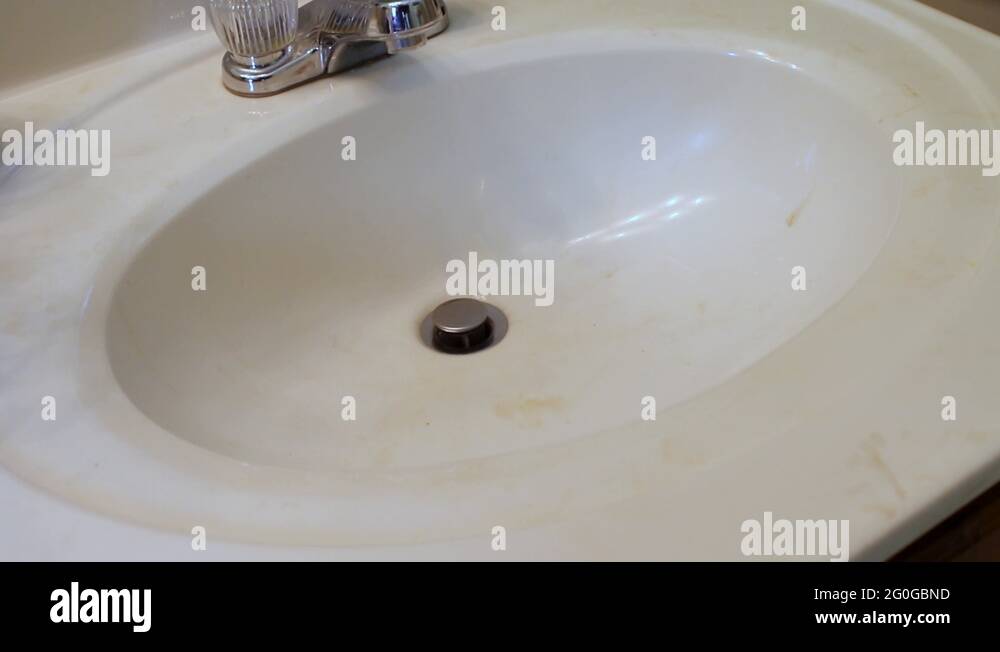 Drops of Blood Dripping into a Bathroom Sink Stock Video Footage Alamy