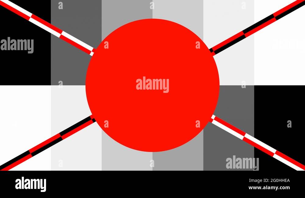 rotating hue animation SEAMLESS LOOP SIX SECONDS general test pattern ...