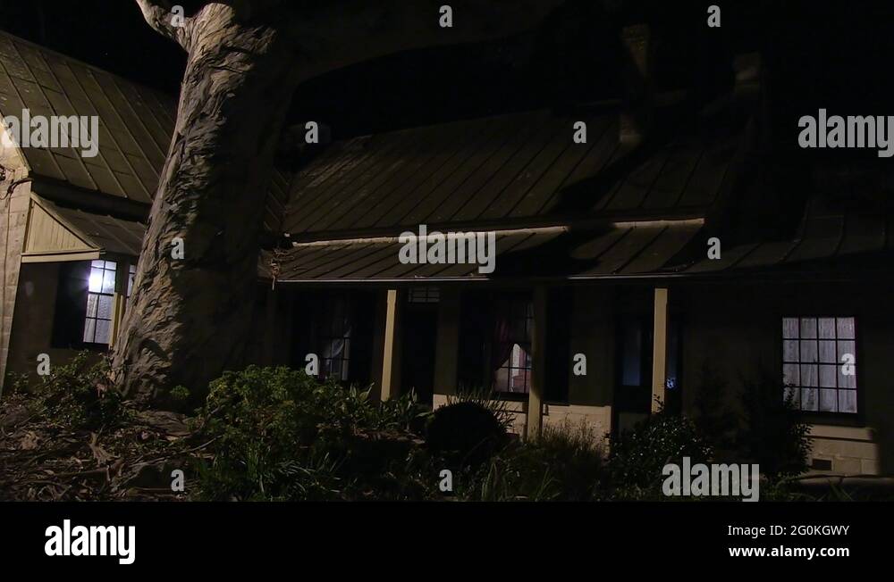 Creepy blinking lights inside a house Stock Video Footage Alamy