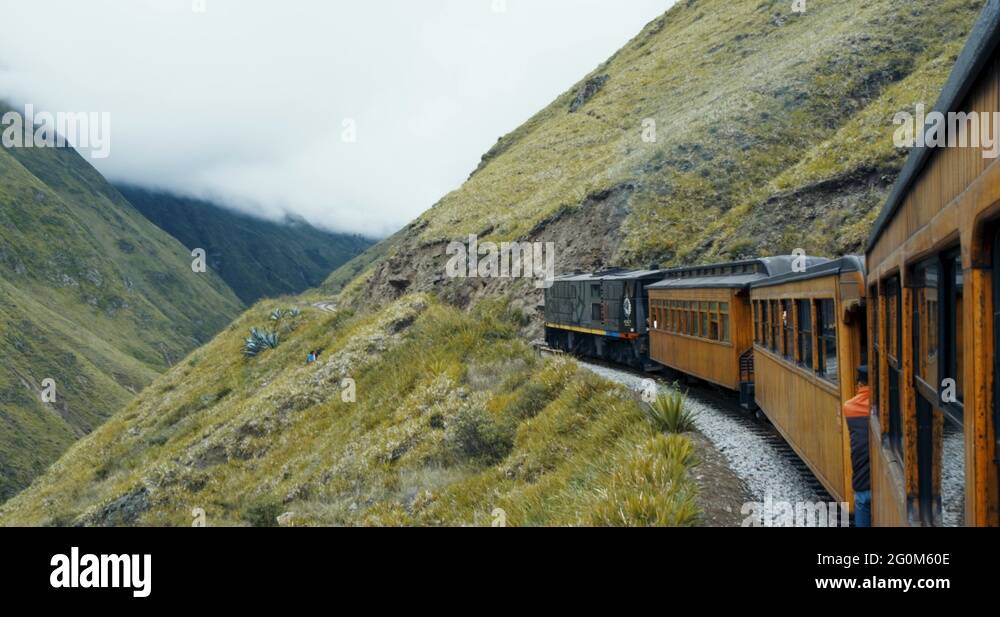 Nariz del diablo train ride ecuador Stock Videos & Footage HD and 4K