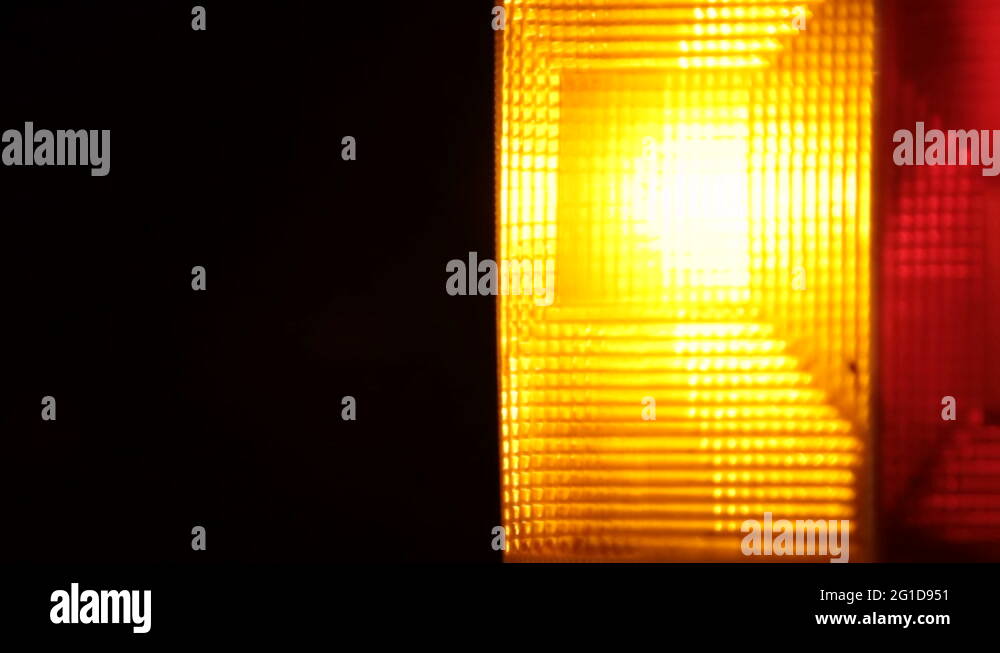 Flashing Hazard Lights On Car Stock Video Footage Alamy