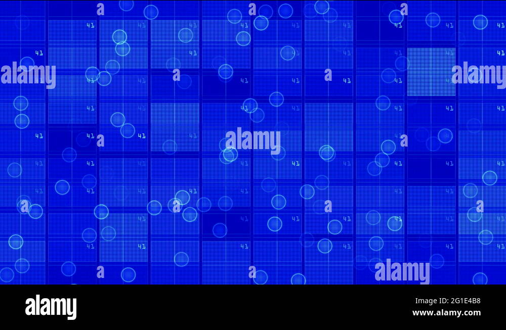 Virtual square circuit,science tech lines,matrix dots scanning ...