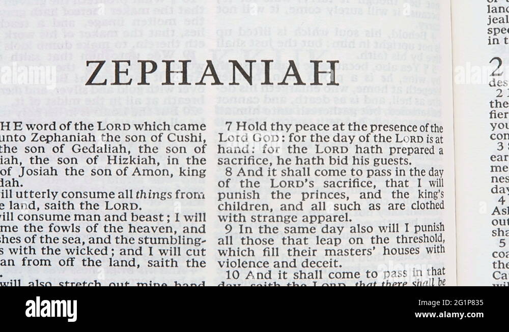 Bible zephaniah Stock Videos & Footage - HD and 4K Video Clips - Alamy