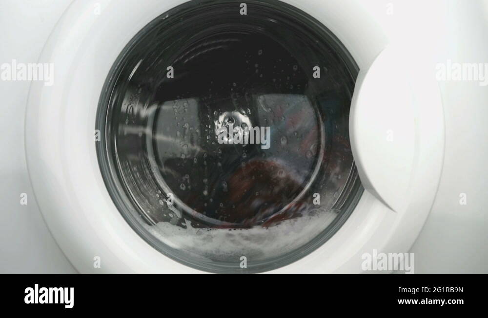 Washing machine. Working process Stock Video Footage Alamy