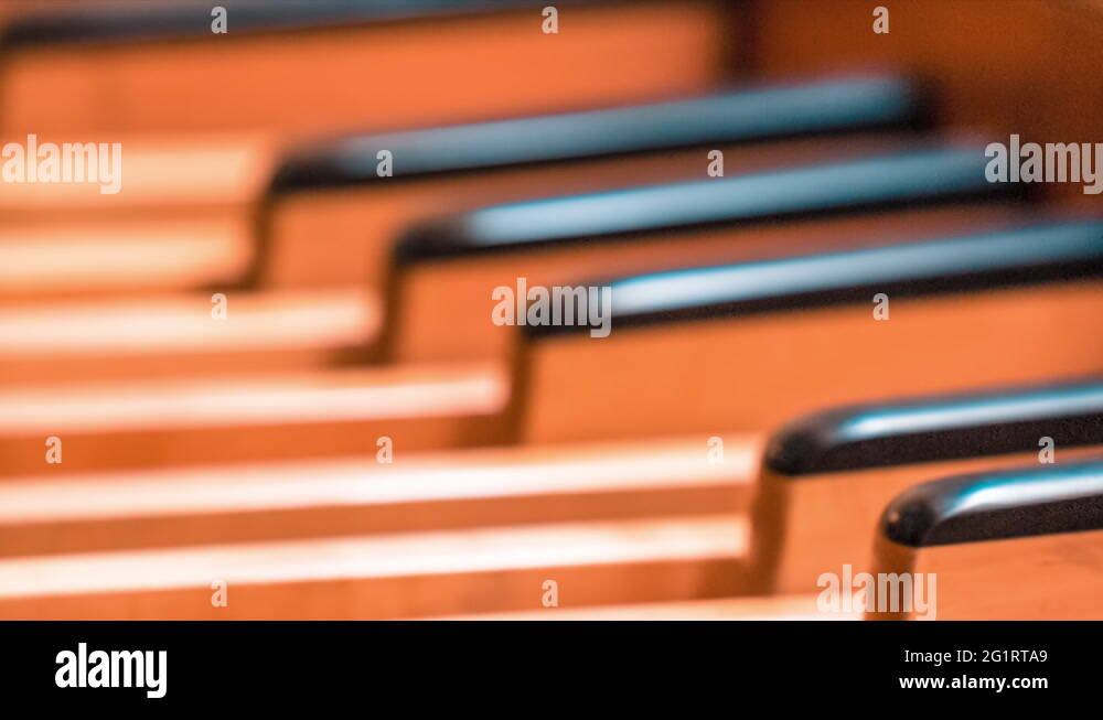 Organist Works The Foot Pedals Of A Pipe Organ Stock Video Footage Alamy
