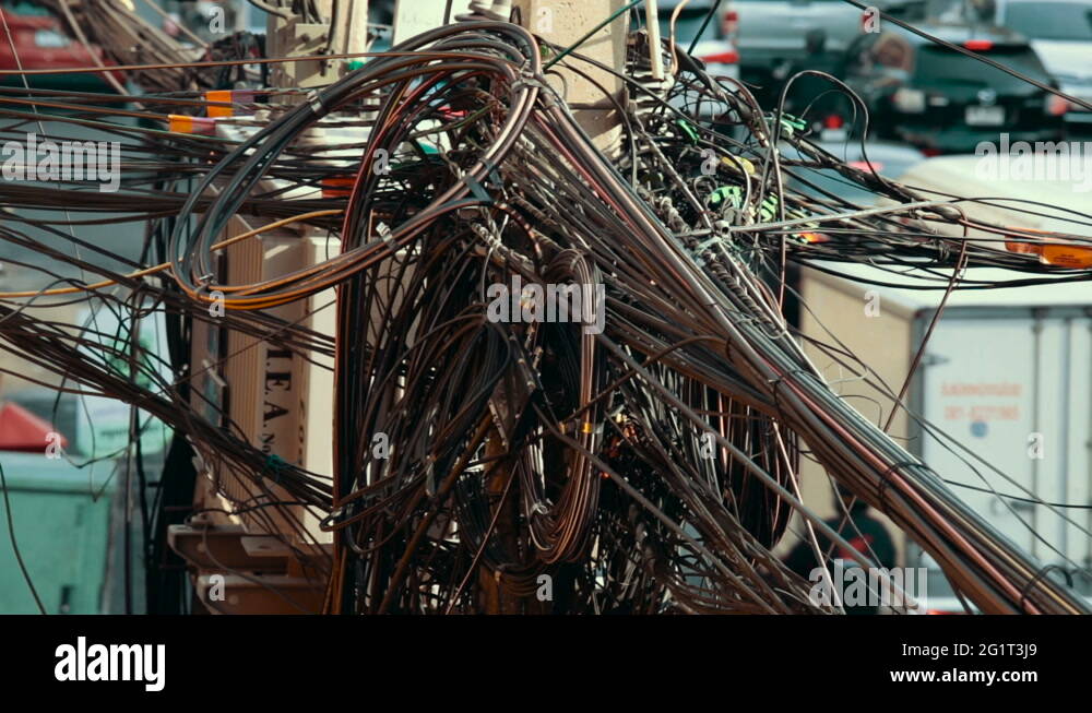 Tangled cable wires Stock Videos & Footage HD and 4K Video Clips Alamy