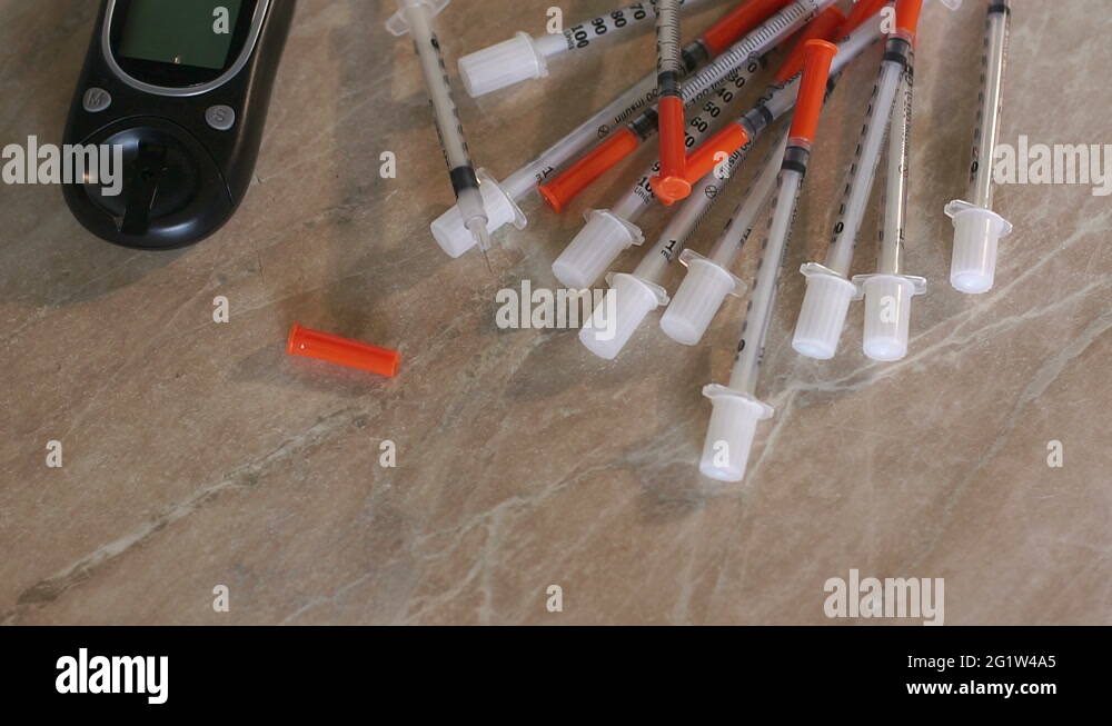 Close up insulin needle Stock Videos & Footage HD and 4K