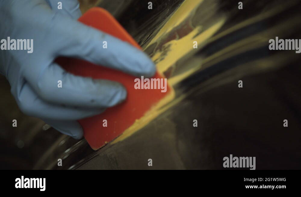 Applying the auto primer on the car body 4K Stock Video Footage Alamy