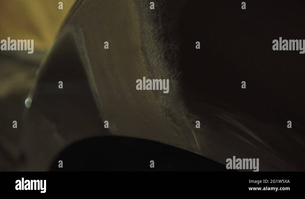 Applying the auto primer on the car body 4K Stock Video Footage Alamy