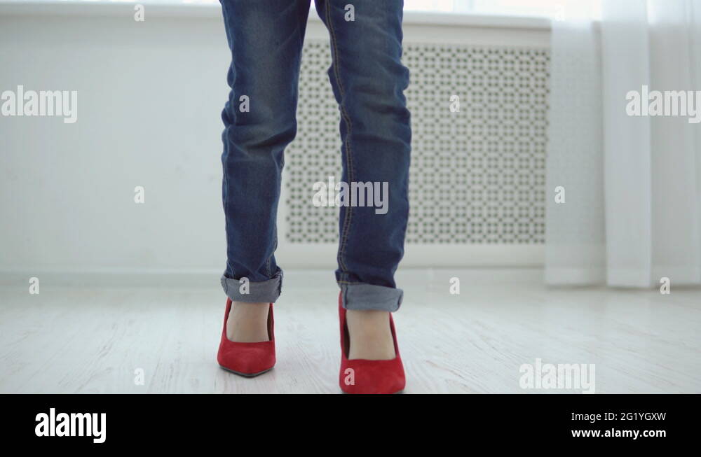 Little girl red shoes Stock Videos & Footage HD and 4K Video Clips