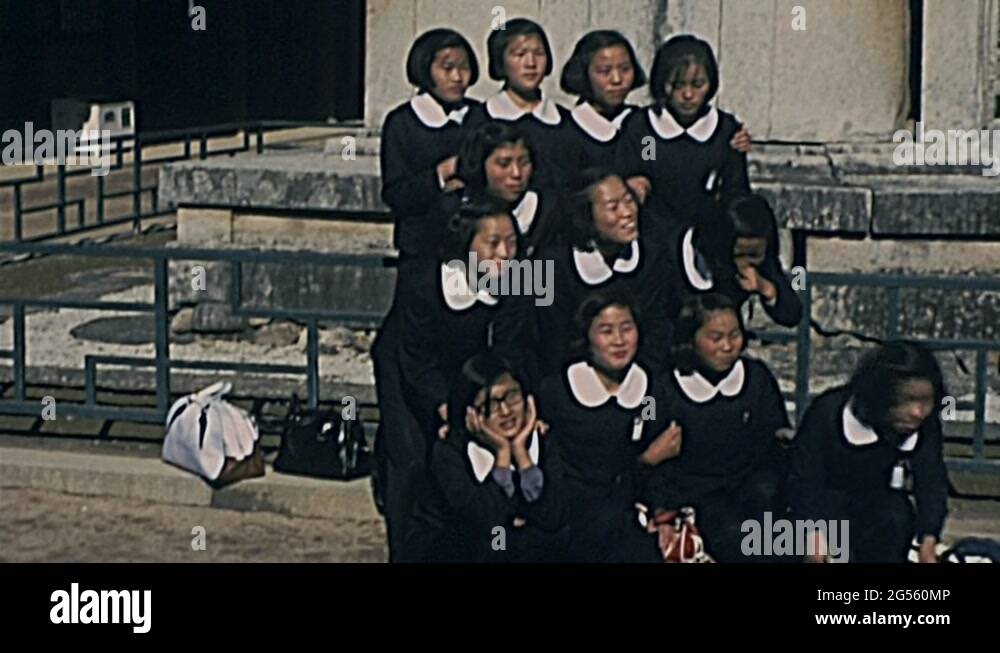 South korea school uniform Stock Videos & Footage HD and 4K Video