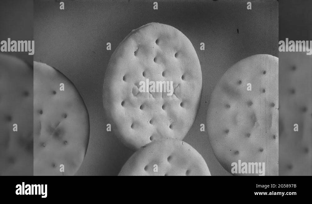 Stack of saltine soda crackers Stock Videos & Footage HD and 4K Video