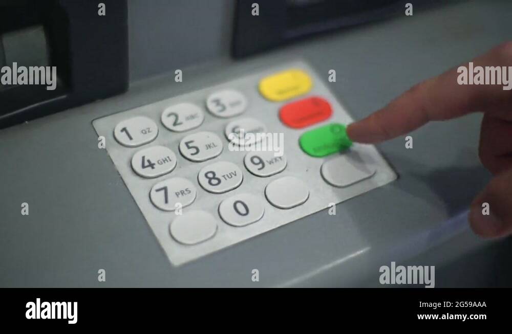 Keypad atm Stock Videos & Footage - HD and 4K Video Clips - Alamy