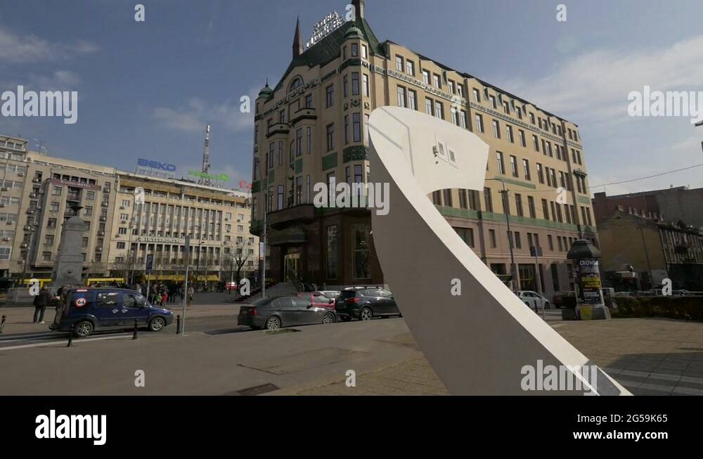 Belgrade building clock Stock Videos & Footage HD and 4K Video Clips