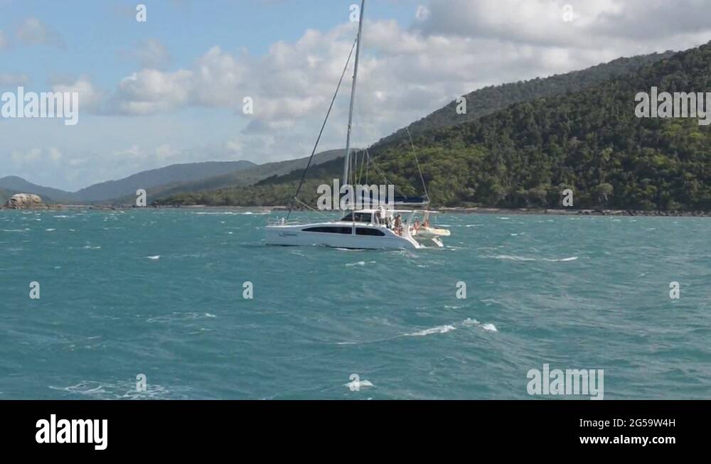 Yacht sailing in rough seas Stock Videos & Footage HD and 4K Video