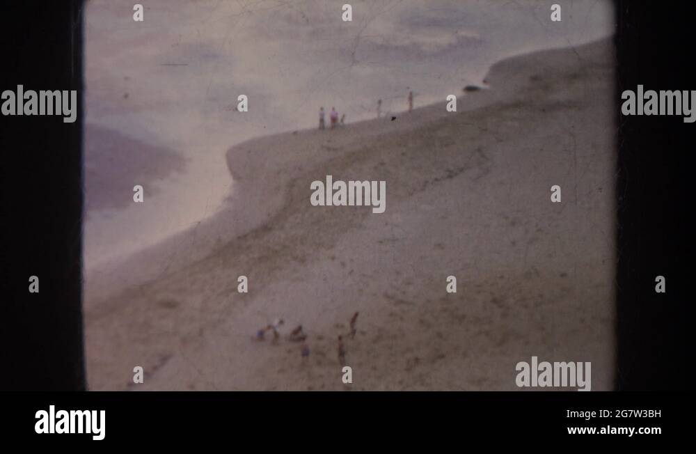 HONOLULU HAWAII USA-1967: African Hill Top View Of River Inlet Palm ...