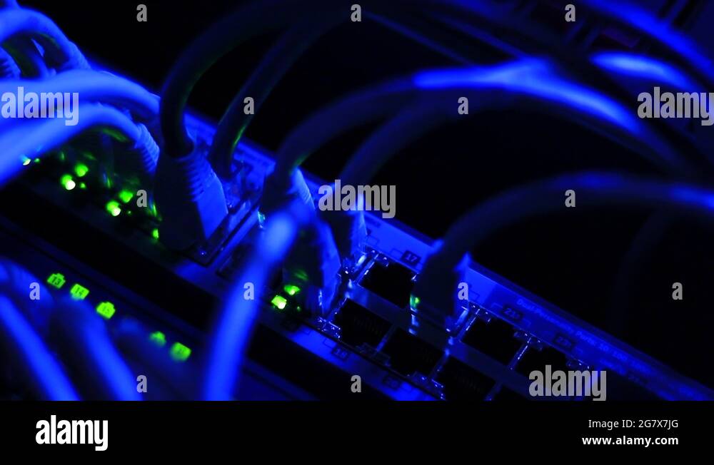 Working switch detailed clip; blinking LED lights indicating