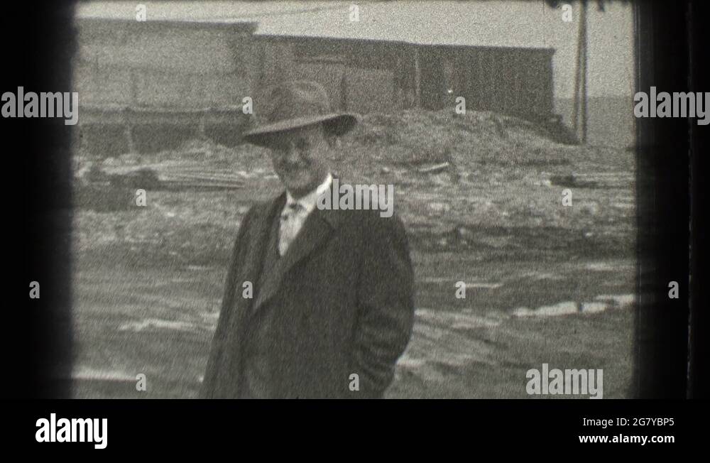 CLEVELAND OHIO USA1939 Men In Suits Stand And Around Unpaved Ground