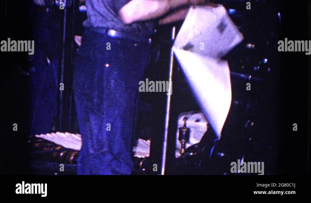 TRENTON NEW JERSEY1967 Assembly Line Workers Who Sort Newspapers From